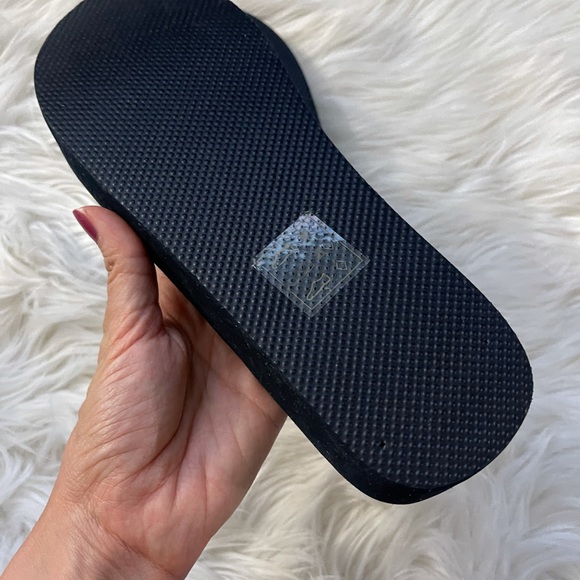 J.Crew Women’s 9 Blue White Wedge Sandal Flip Flop - Picture 4 of 5